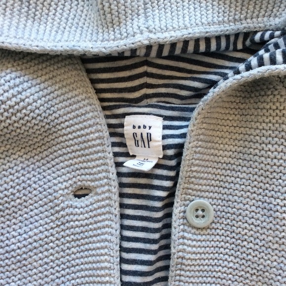 Baby Gap lined bear cardigan - Picture 3 of 4